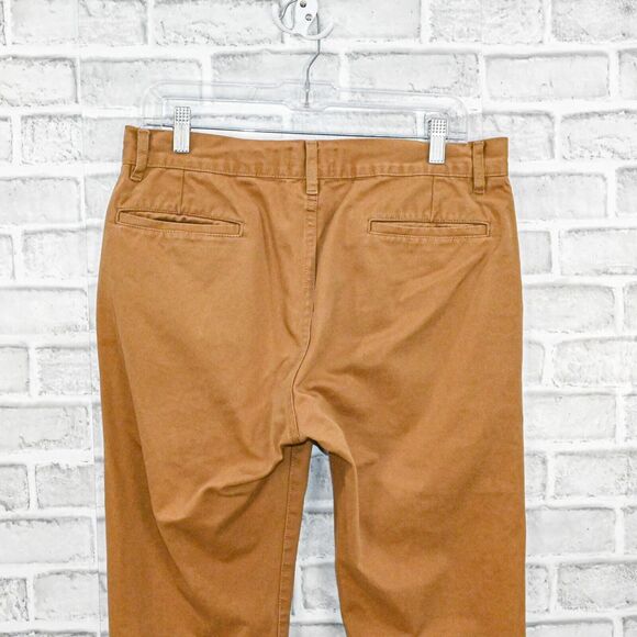 TAYLOR STITCH Men's Slim Slim Chino Pants in brown khaki size 32x27 - Picture 6 of 9